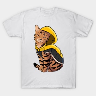 Raincoat Cat T-Shirt